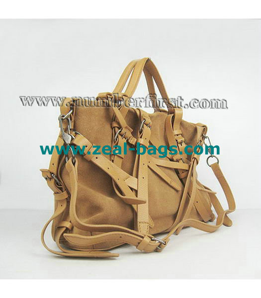 AAA Replica Alexander Wang Camel Calfskin Leather Shoulder Tote Bag - Click Image to Close